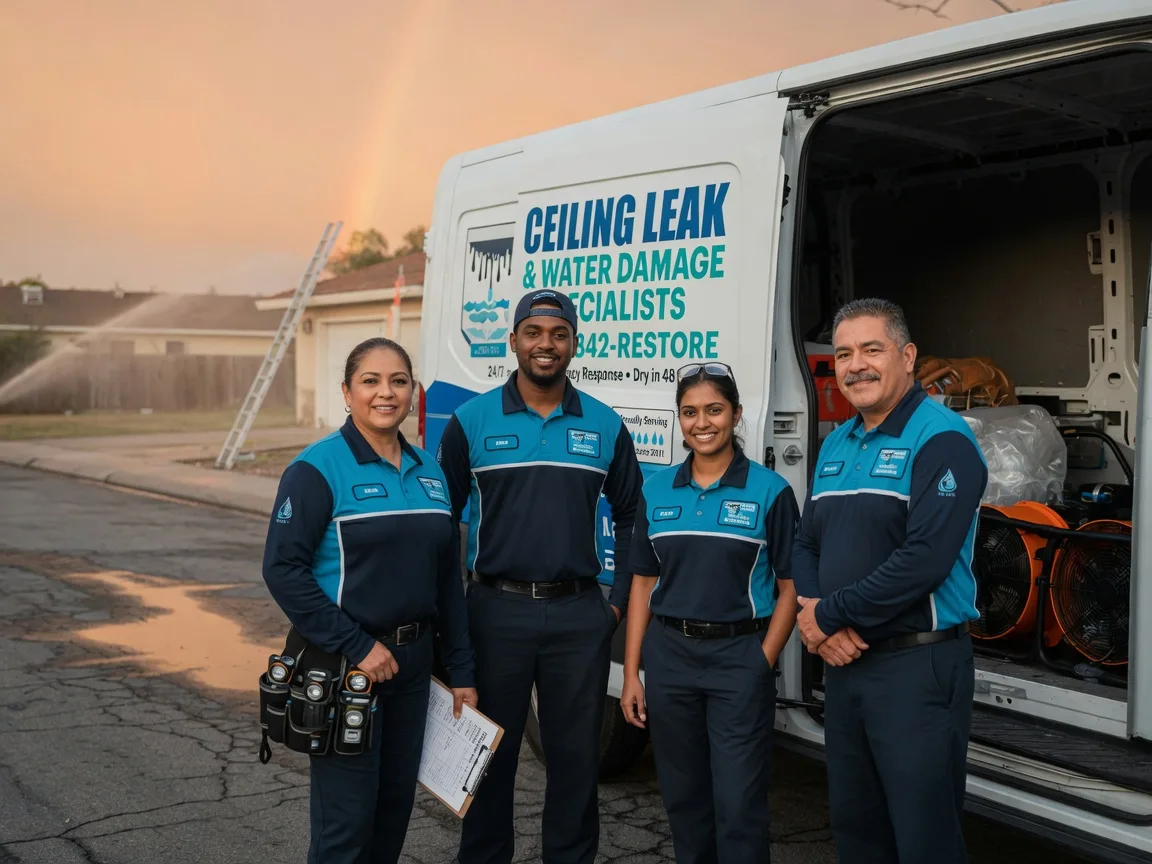 Ceiling Leak Cleanup company in Shamrock, TX